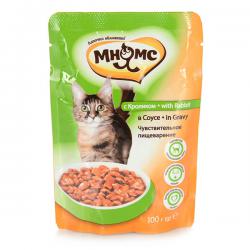 Корм для кошек «Мнямс» с кроликом в соусе