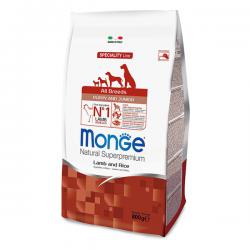 Корм для щенков Monge Speciality Line Puppy & Junior All Breeds Lamb & Rice
